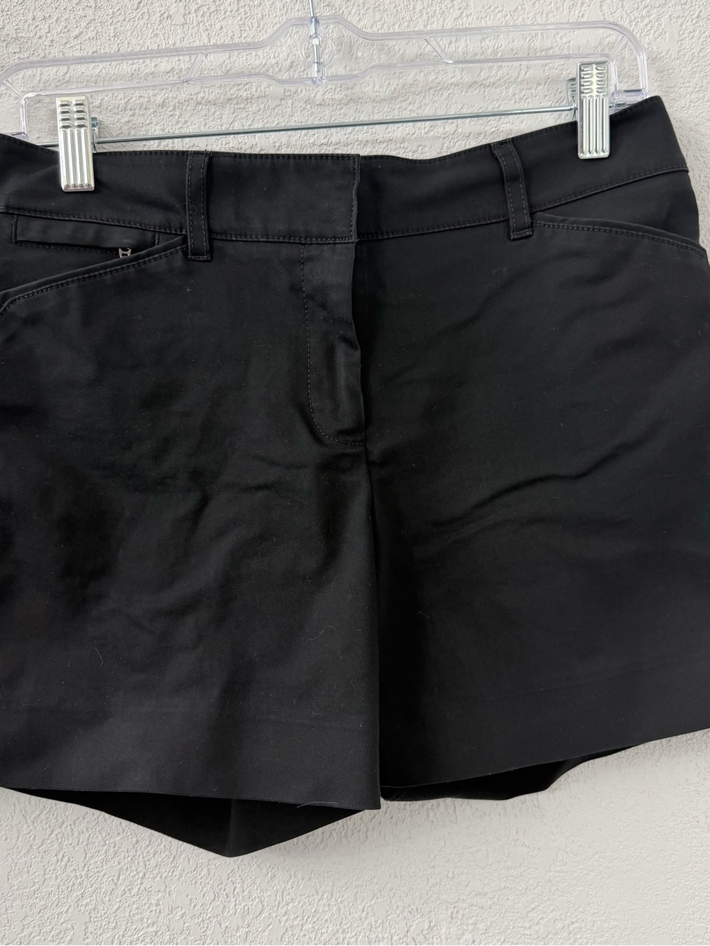 White House Black Market Black Chino Shorts - Size 4 - Classic Fit
